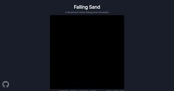 Screenshot of FallingSand