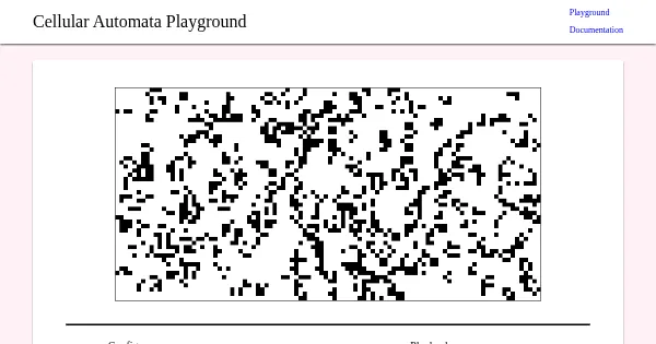 Screenshot of Cellular Automata Playground