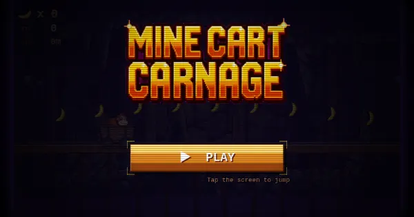 Screenshot of mine cart carnage