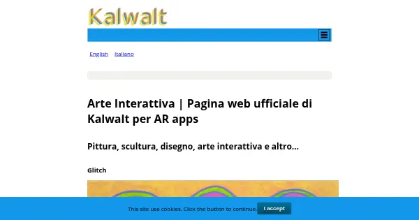 Screenshot of kalwalt.github.io