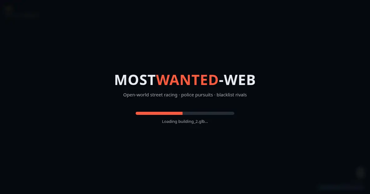 Screenshot of mostwanted web