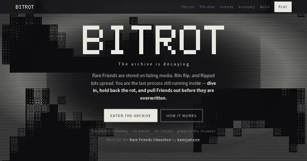 Screenshot of bitrot