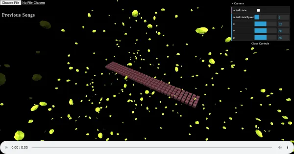 Screenshot of Music Visualizer