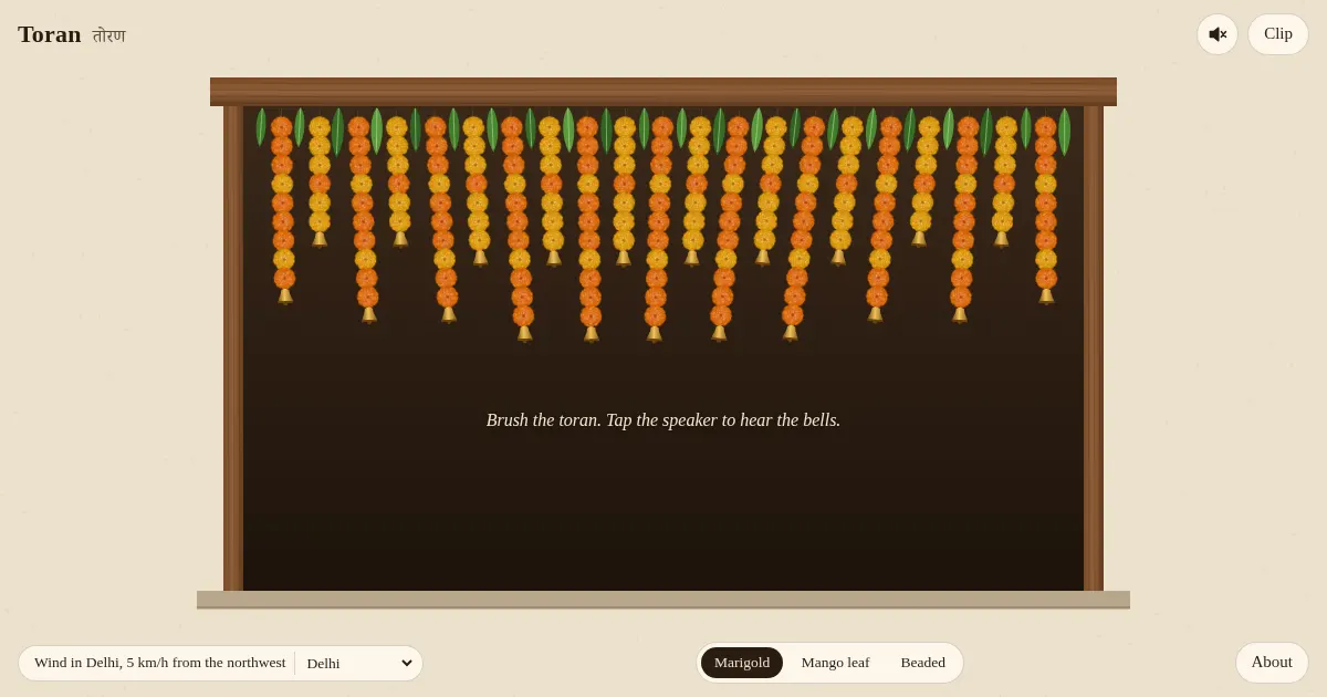 Screenshot of toran