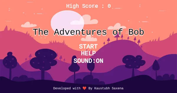 Screenshot of the adventures of bob