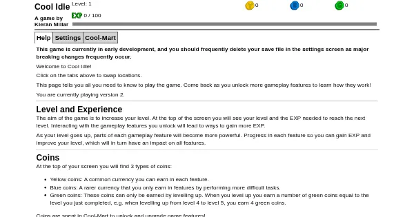 Screenshot of Cool Idle
