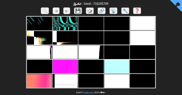 Screenshot of ZzArt