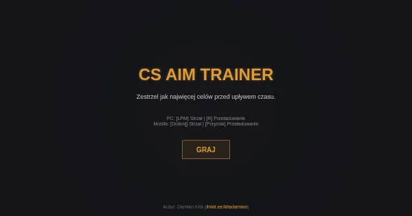 Screenshot of cs aim trainer