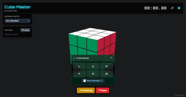 Screenshot of cube master