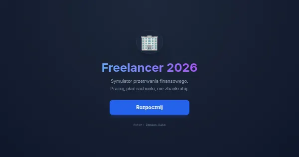 Screenshot of symulator freelancer 2026