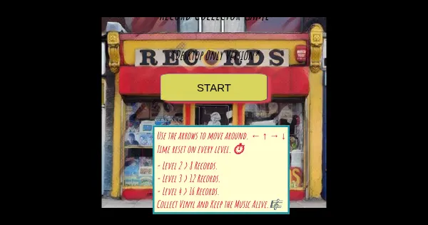 Screenshot of recordstoregame