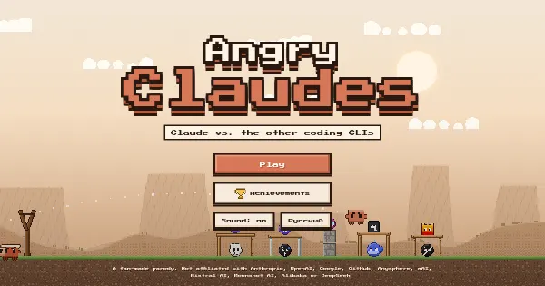 Screenshot of angry claudes