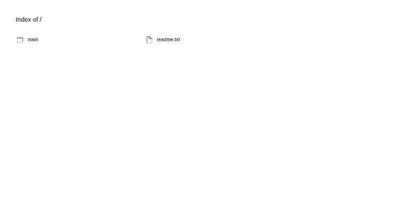 Screenshot of FileNotFound