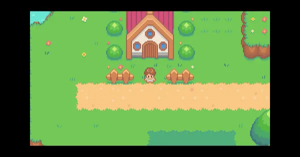 Screenshot of pokemon like game