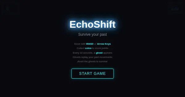 Screenshot of echoshift