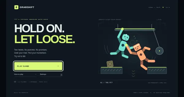 Screenshot of grabshift