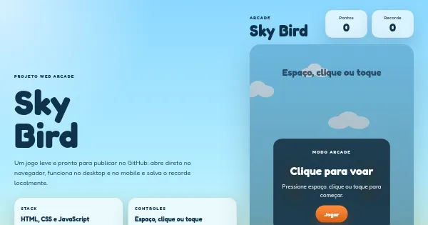 Screenshot of jogo fly bird
