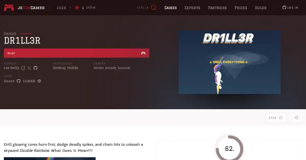 Screenshot of DR1LL3R