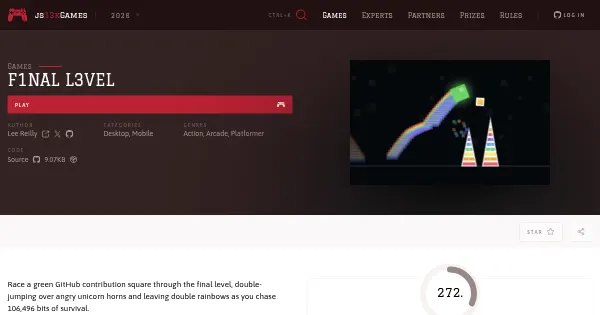 Screenshot of F1NAL L3VEL