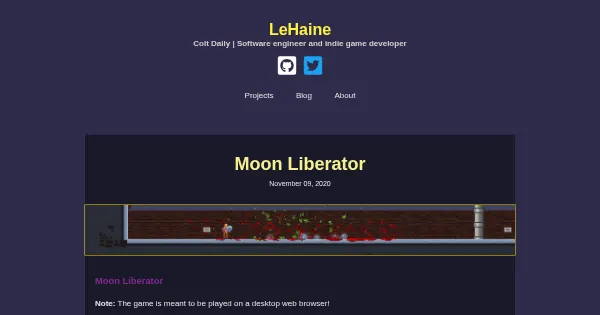 Screenshot of ggo2020 moonshot