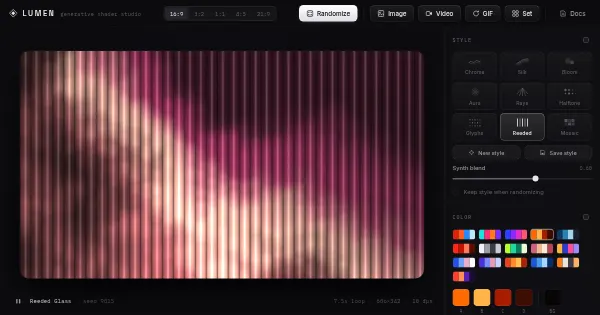 Screenshot of lumenshaders