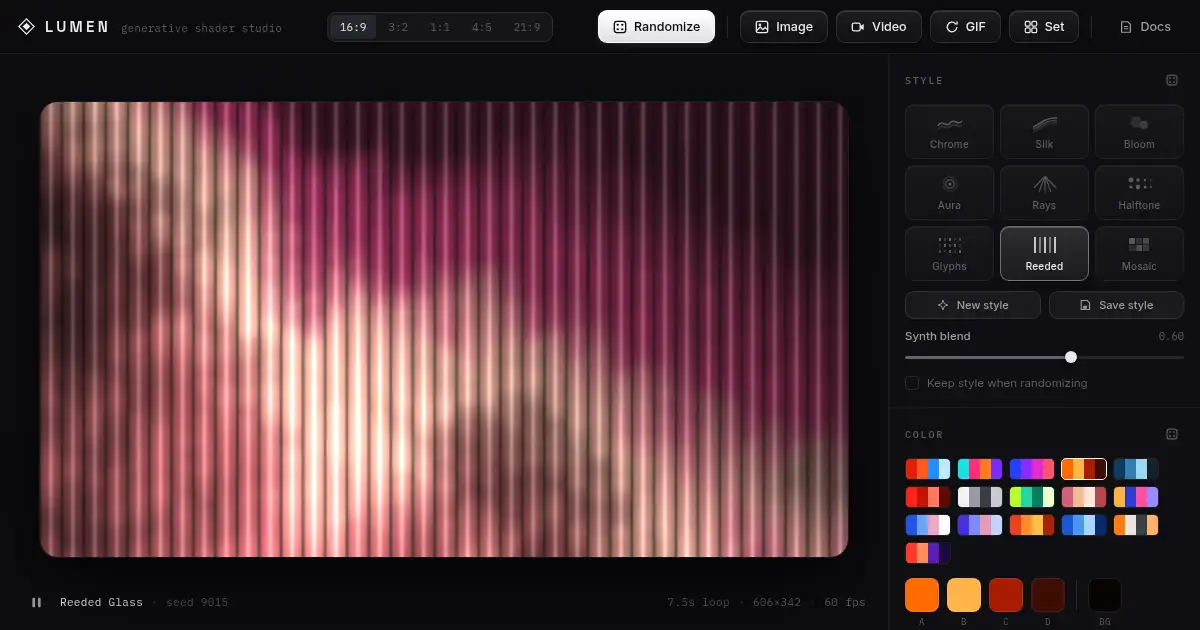 Screenshot of lumenshaders