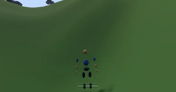 Screenshot of hug every cat threejs