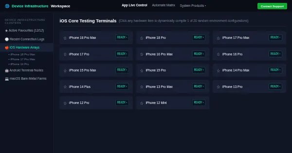 Screenshot of Walk inside real device cloud data center 3D in WebGL