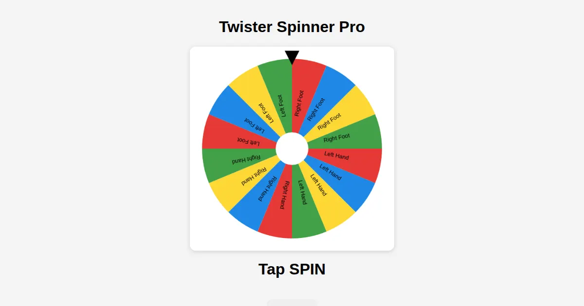 Screenshot of twister