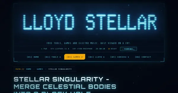 Screenshot of stellar singularity android