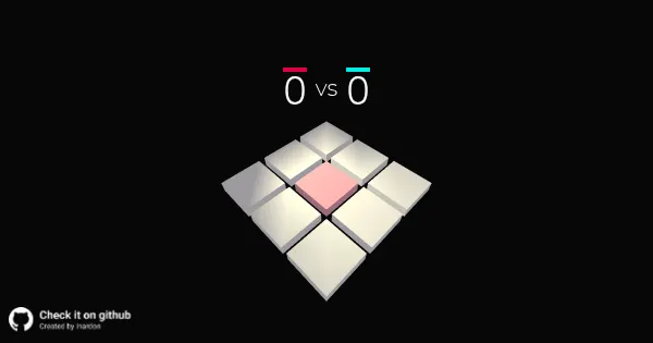 Screenshot of 3DTicTacToe