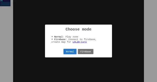 Screenshot of LOL2D MapEditor