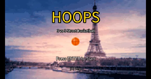 Screenshot of hoops