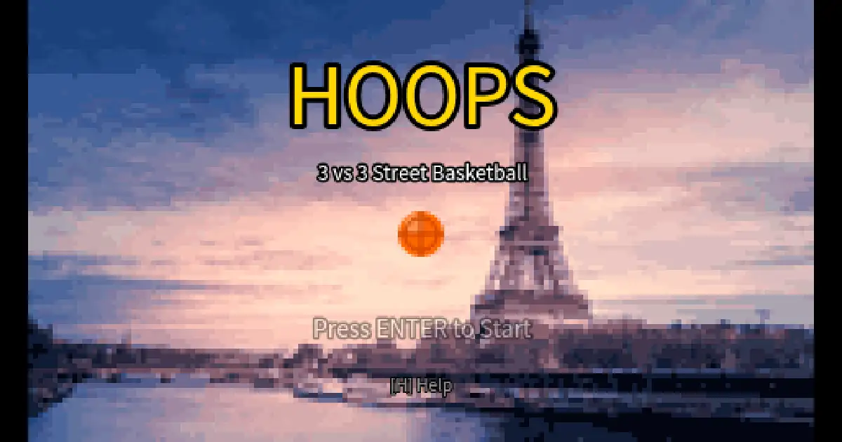 Screenshot of hoops