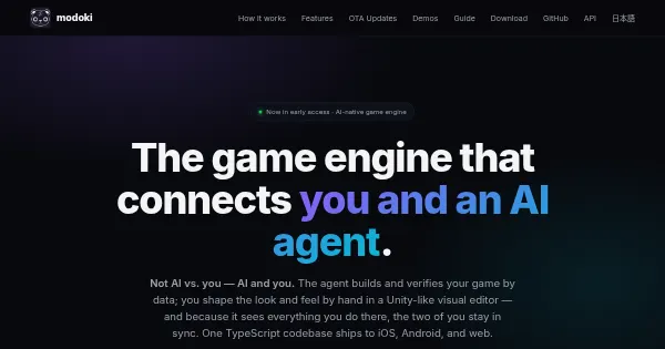 Screenshot of modoki engine