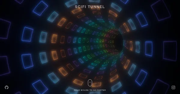 Screenshot of Sci fi Tunnel
