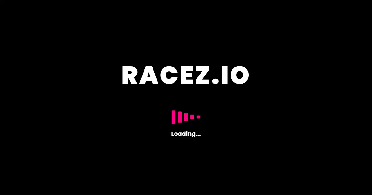 Screenshot of web racing
