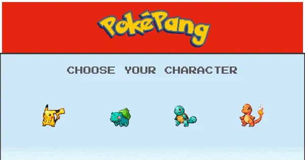 Screenshot of pokepang