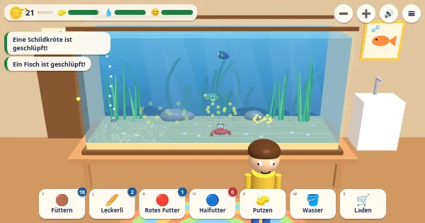 Screenshot of OdoakersAquariumSpiel