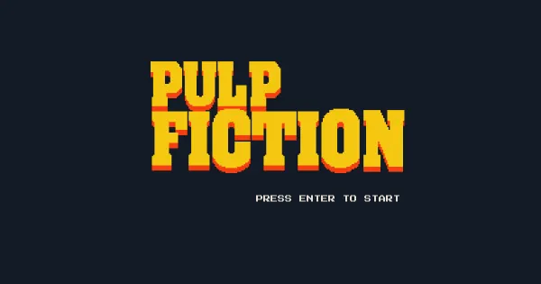Screenshot of pulp fiction