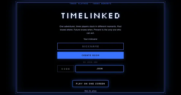 Screenshot of TimeLinked