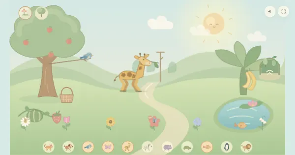 Screenshot of spring garden