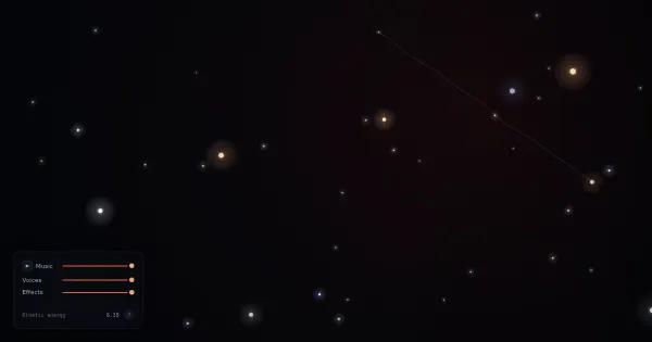 Screenshot of small lights