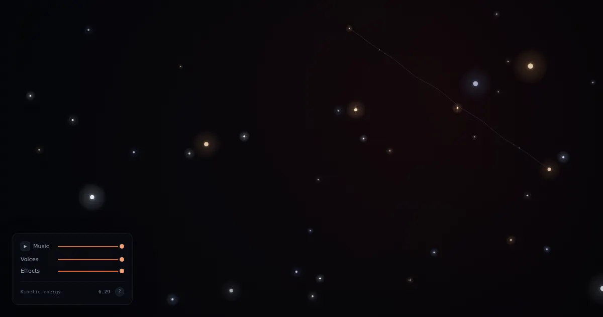 Screenshot of small lights