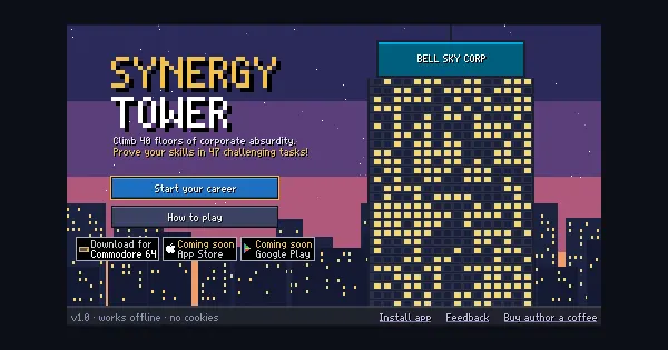 Screenshot of SynergyTower