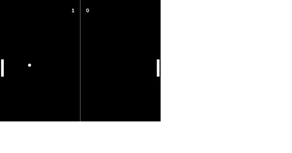 Screenshot of JSPong