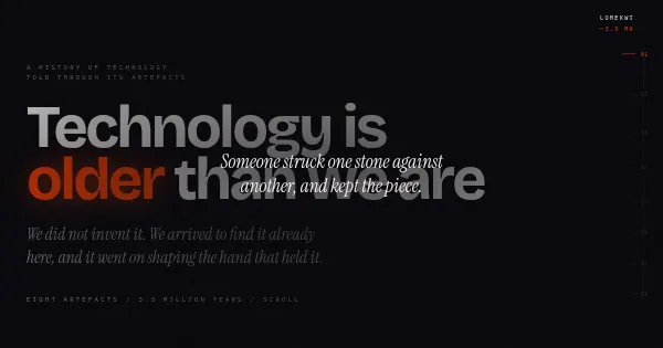 Screenshot of art