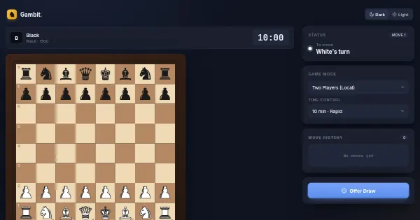 Screenshot of chess