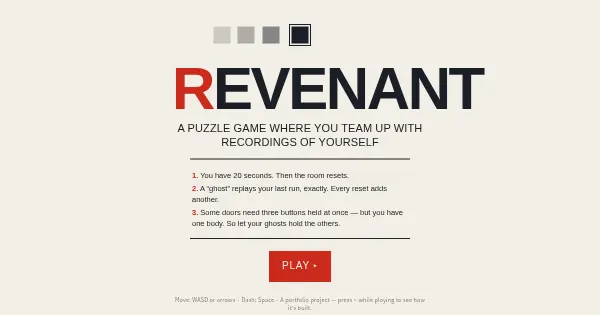 Screenshot of revenant