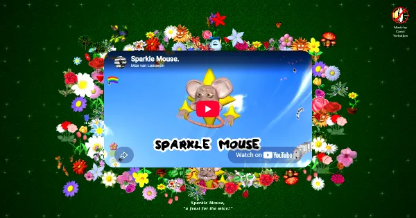 Screenshot of sparkle mouse